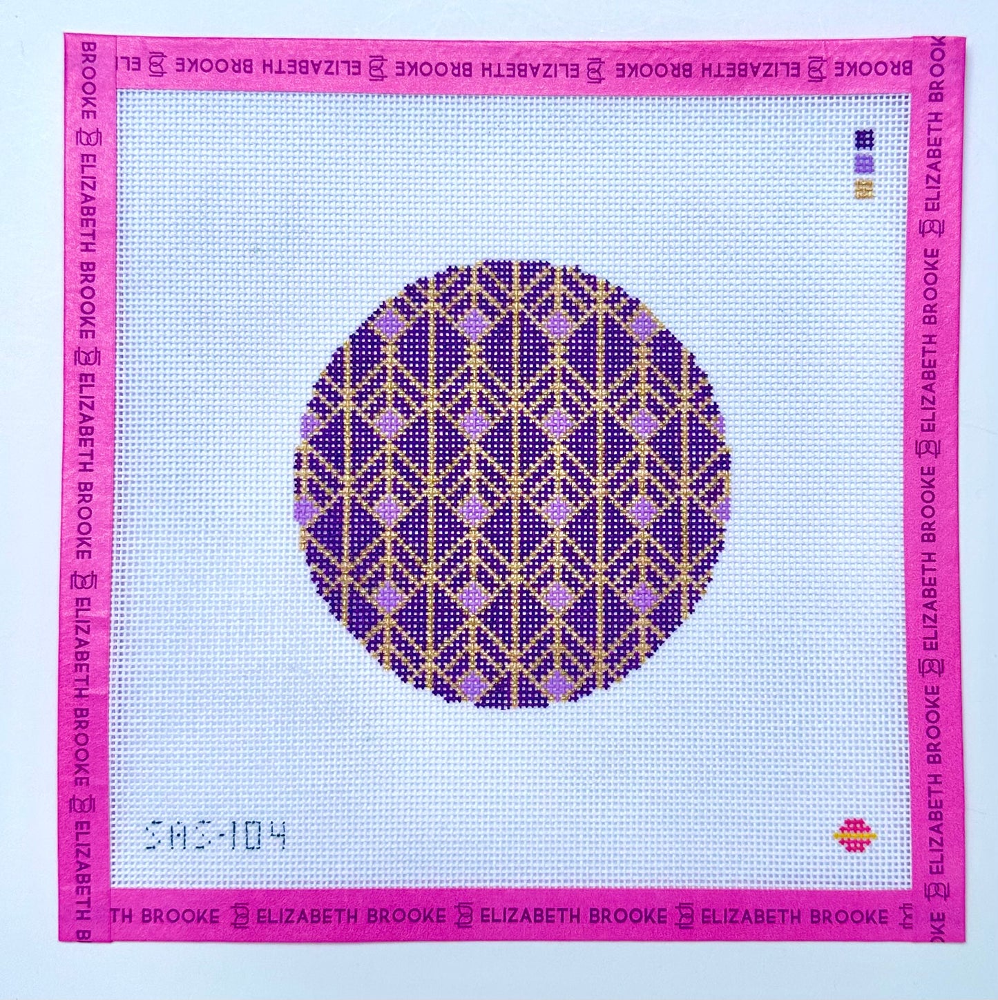 Royal Clutch Round (Purple 4 inch)
