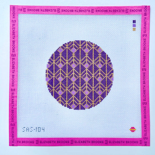 Royal Clutch Round (Purple 4 inch)