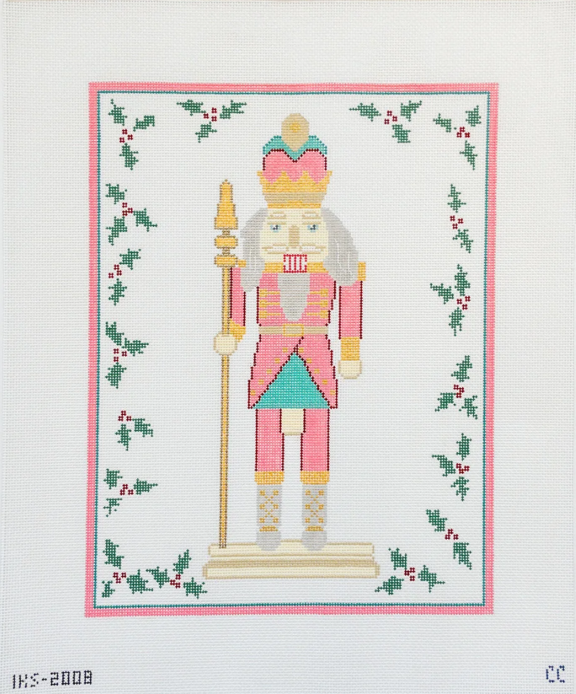 Pink Nutcracker Needlepoint Canvas