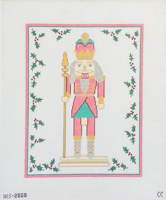 Pink Nutcracker Needlepoint Canvas