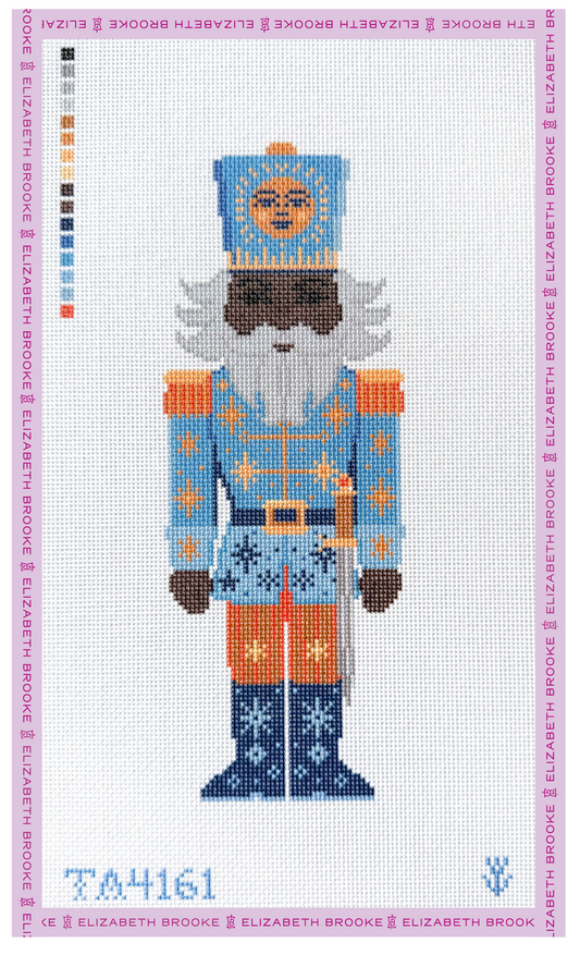 Sun Nutcracker Stand Up Needlepoint Canvas