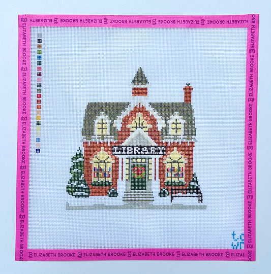 Christmas Village Library