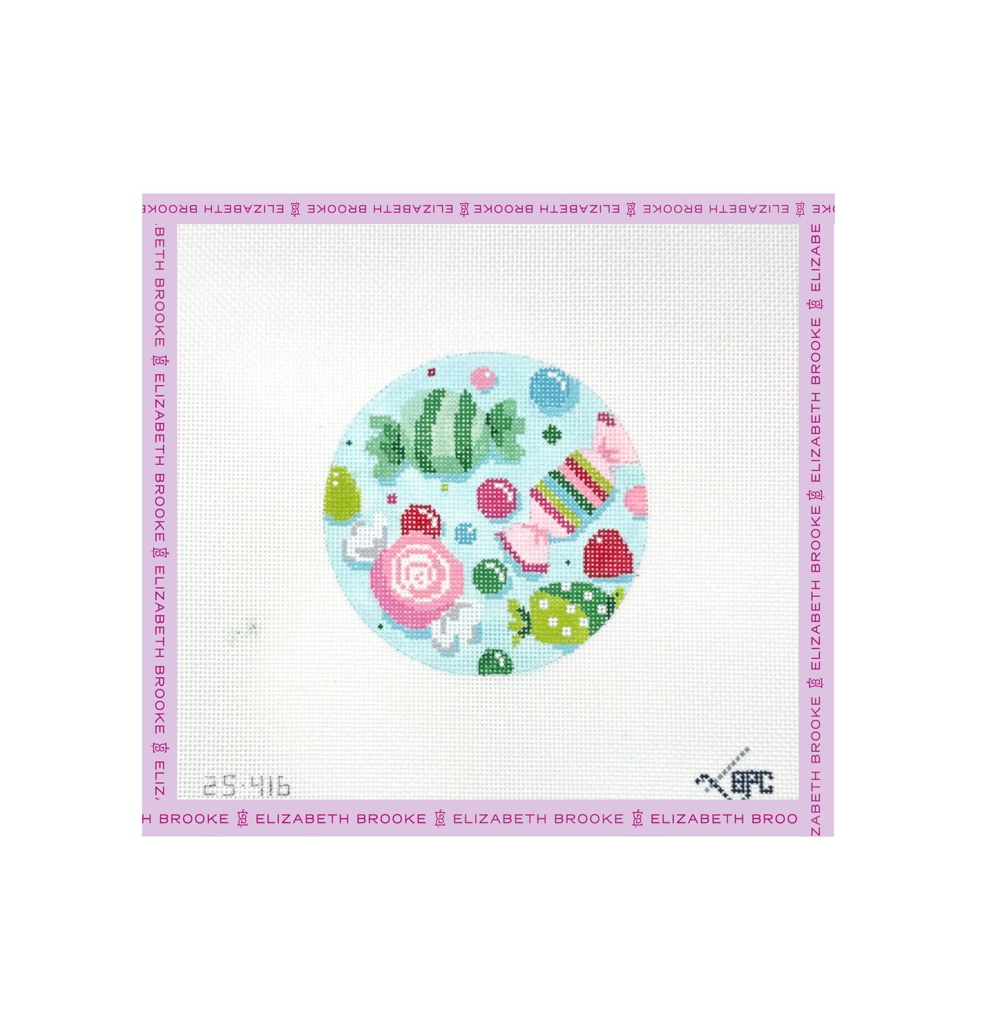 Holiday Taffy Needlepoint Canvas