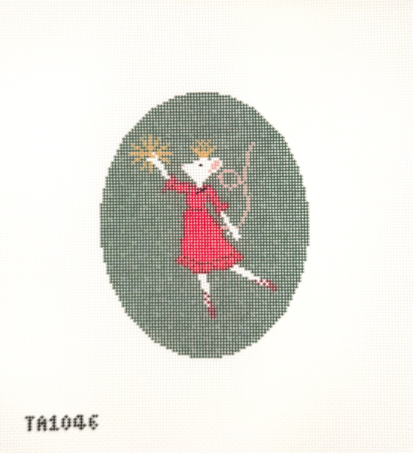 Christmas Mouse Red Ornament