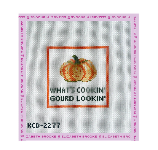 What's Cookin' Gourd Lookin' Needlepoint Canvas