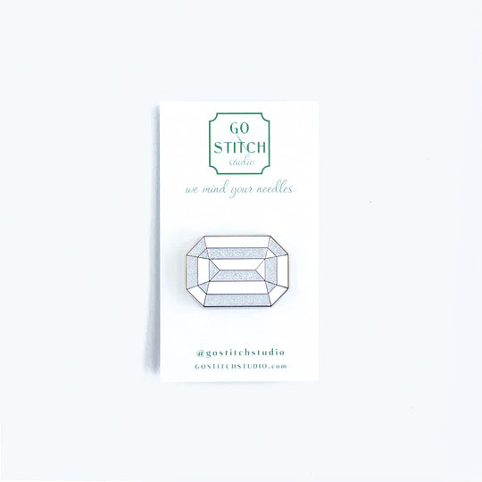 White Diamond "The Crown Jewel" Needle Minder