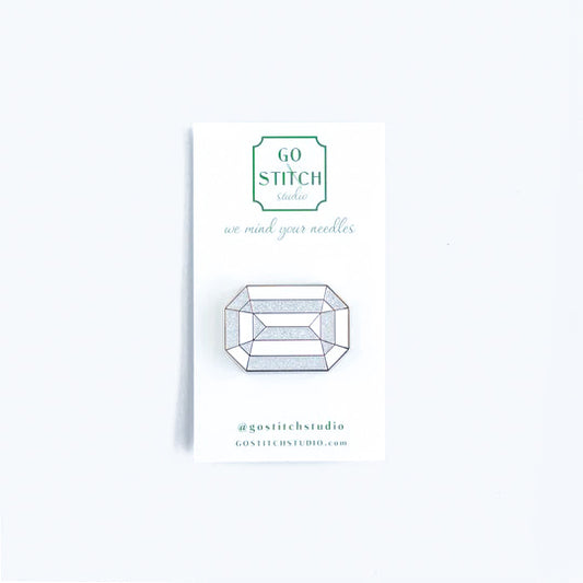 White Diamond "The Crown Jewel" Needle Minder