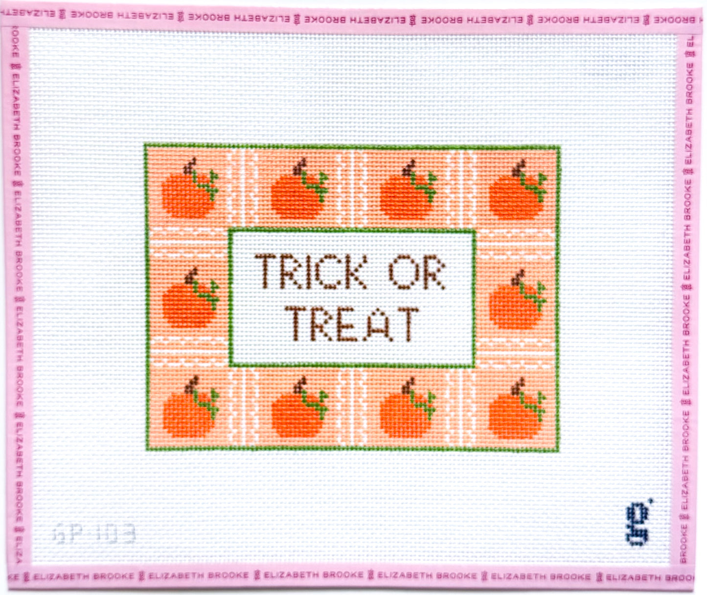 Trick or Treat Sign Needlepoint Canvas