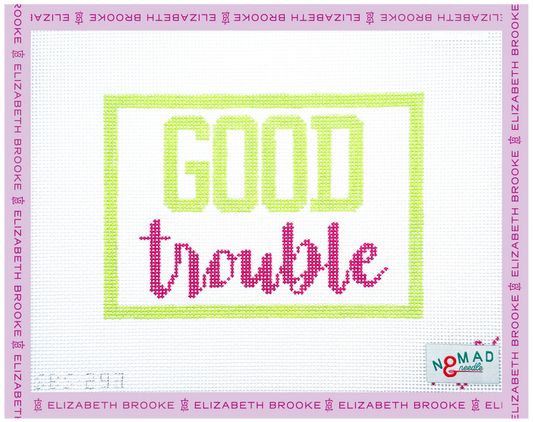 Good Trouble Needlepoint Canvas