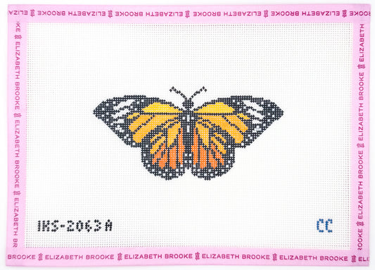 Monarch Butterfly Ornament Needlepoint Canvas