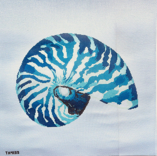 Large Nautilus Needlepoint Canvas