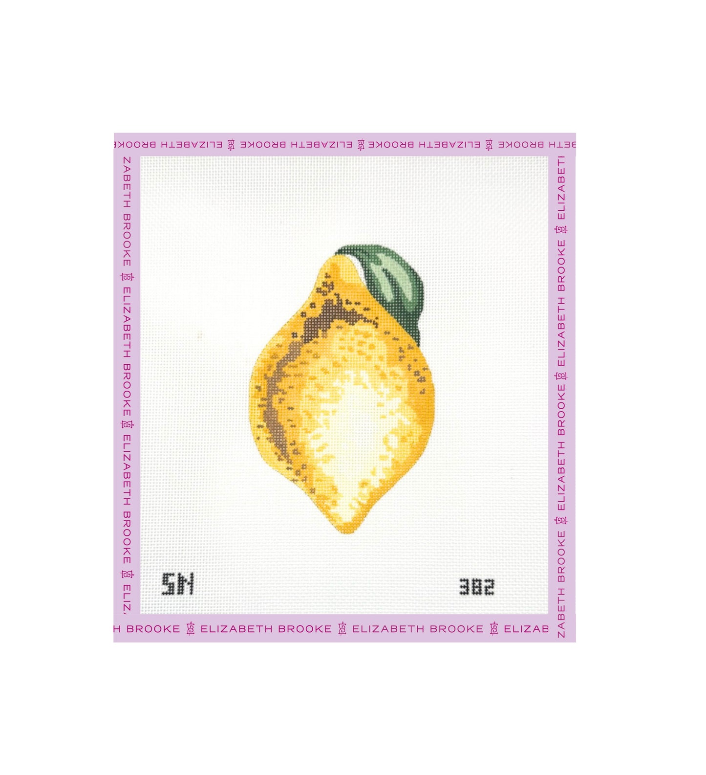 Lemon Ornament Needlepoint Canvas