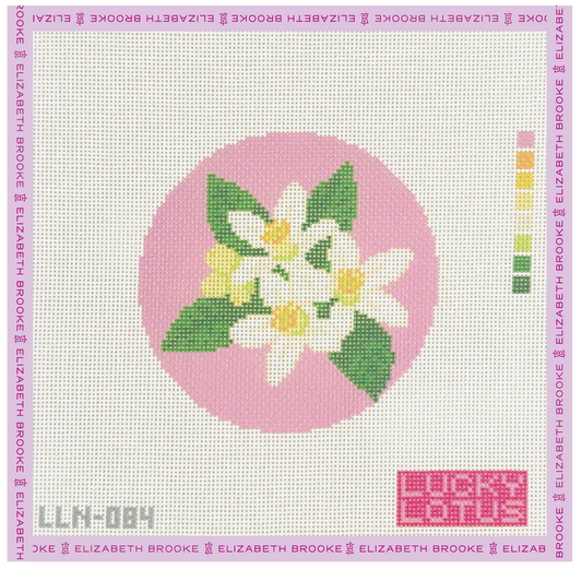 Orange Blossom (Florida) Needlepoint Canvas