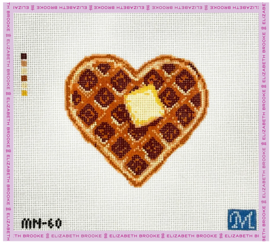 I Love You A Waffle Lot Needlepoint Canvas