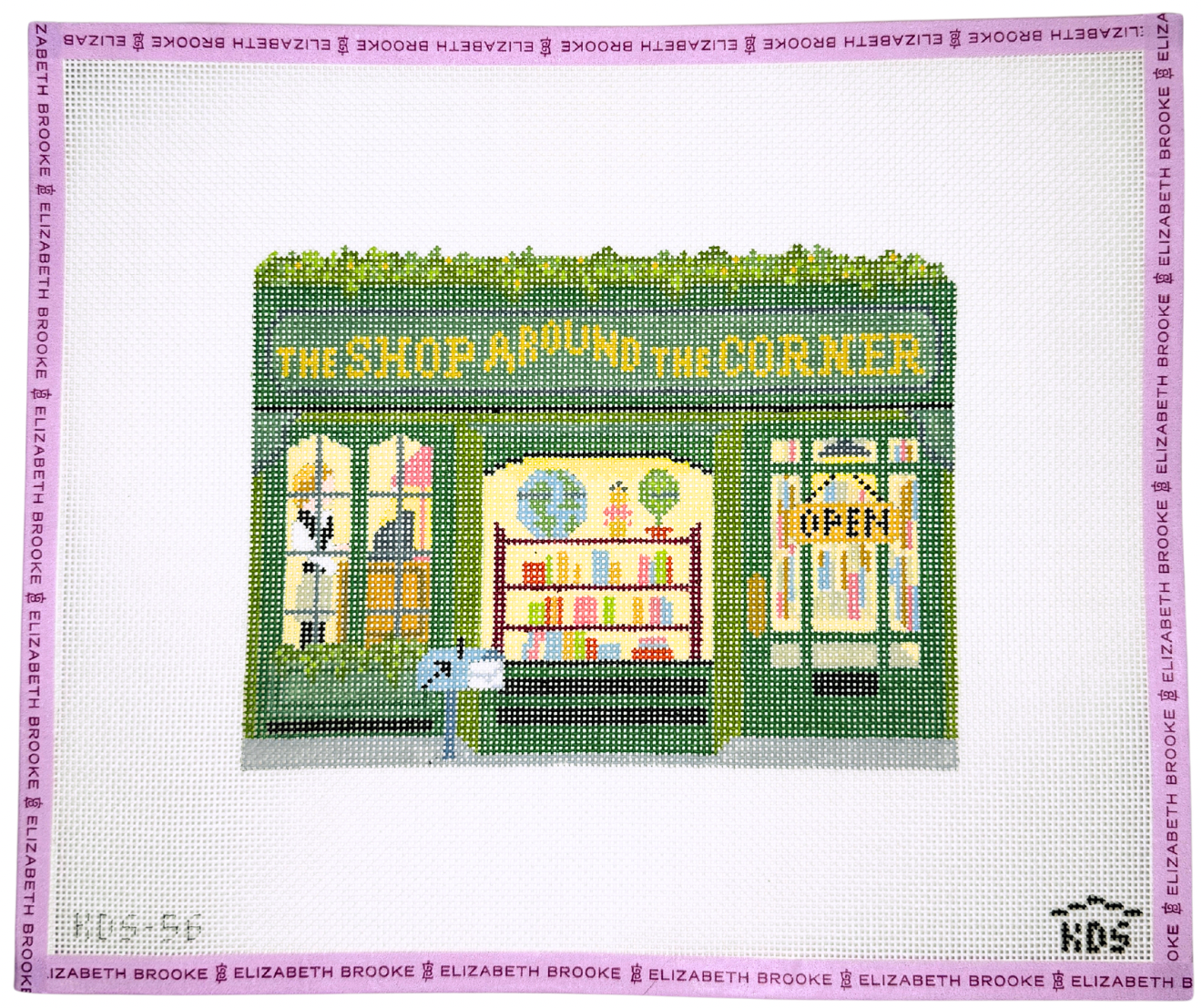 Shop Around the Corner Needlepoint Canvas