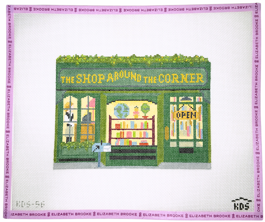 Shop Around the Corner Needlepoint Canvas