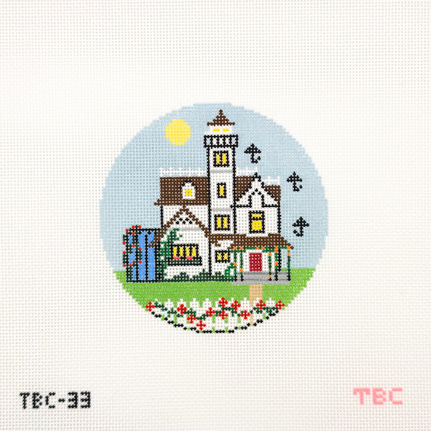 Witches Manor Needlepoint Canvas