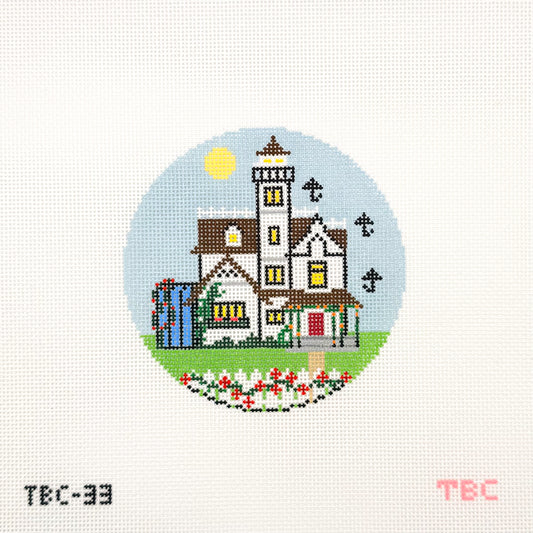 Witches Manor Needlepoint Canvas